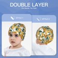 thumbnail image 6 of Pofeuu Yellow Tulips Print Toddler Beanies for Boys Baby Warm Slouchy Skullcap Hats Toddler Beanie Knit Caps Hats for Kids, 6 of 7