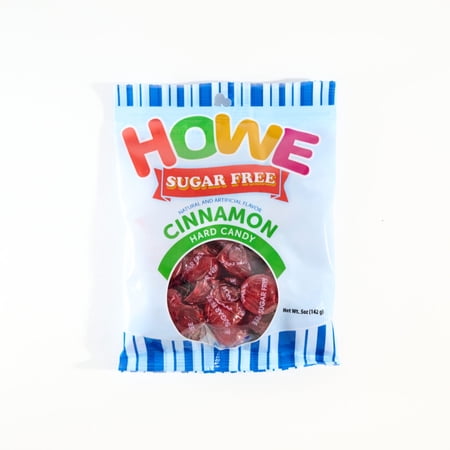 Howe Sugar Free Cinnamon Buttons Hard Candy, 5 oz, Bag