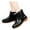 Black, variant on Dakaela Womens Rain Boots Waterproof Rubber Rainboots Short Booties Work Walking Garden Shoes Khaki 7