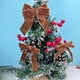 thumbnail image 2 of Cinta de terciopelo navideña para envolver adornos de árbol de Navidad, 1 pulgada de ancho, 10 yardas en total, tejido fino para invitaciones de boda, 2 of 4