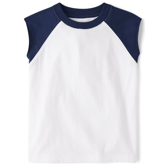 The Children's Place Boys Sleeveless Colorblock Muscle Tank Top, Sizes XS-XXL