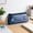 蓝色情书, variant on Roiihwy Blue Letter Pencil Case Pouch, Translucent Pencil Bag with Zipper and Multi-pocket, Stationery Pencil Box for Adults Travel