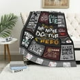 thumbnail image 4 of Doctor Appreciation Gifts - Doctor Gifts for Men - Unique Gifts for Doctors - Gifts for Doctors Male - National Doctor Appreciation Day Gift Ideas - Thank You Gift for Doctor Blanket 60"x50", 4 of 5