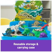 Kinetic Sand, T-Rex Dig Set with 1.5lbs Play Sand & Tools