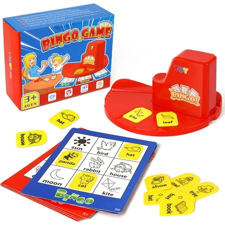 Girl Toys Age 3-9,XBRW Bingo Games Flash Cards for Toddlers Learning