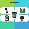 thumbnail image 3 of Impresserve Black Reusable Stainless Steel Mesh Coffee Filter Pods (4 Count), 3 of 5