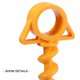 thumbnail image 5 of pieza de clavijas para tienda de campaña, clavijas de plástico de piel de oveja en espiral para clavos molidos, 5 of 5
