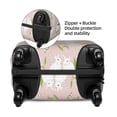 thumbnail image 4 of Xecao Cute Rabbit print Elastic Luggage Cover, with double-sided print , is perfect for travel, business, and daily use, 4 of 9