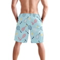 thumbnail image 2 of joogoo Men's Swim Trunks Tennis Racket Beach Shorts with Pockets 2XL, 2 of 6