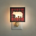 thumbnail image 2 of Park Designs Sportsman Plaid Bear Night Light, 2 of 3