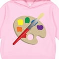 thumbnail image 3 of Inktastic Artist Palette and Brush Toddler Hoodie, 3 of 4