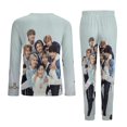 thumbnail image 5 of Stray Ki-ds Mens Pajamas Set Soft Pj Sets Comfy Sleepware Pajamas Loungewear Pajama Sleep Set, 5 of 8