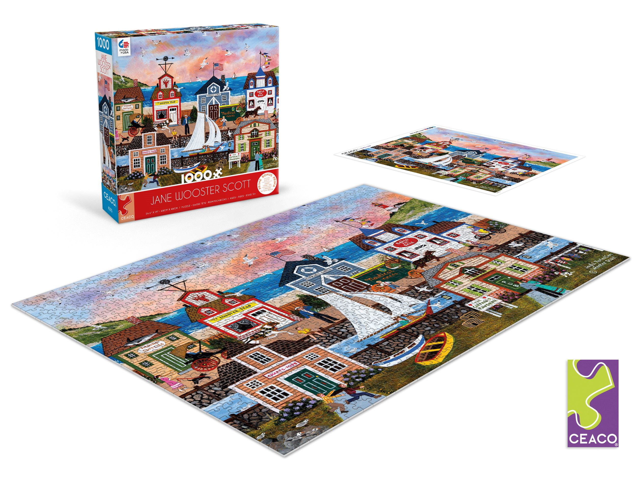 Ceaco Joyful Perfection Jane Wooster Scott 1000 Piece Interlocking Jigsaw Puzzle