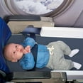 thumbnail image 6 of Portable Airplane Footrest & Seat Extender for Toddlers - Travel Foot Stool with Non-Slip Surface, Mesh Pocket, Fits Aircraft Window/Middle Seats, Lightweight Foldable Design, 6 of 8