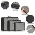 thumbnail image 4 of 8 Sets Luggage Packing Organizers for Travel Accessories, Travel Essentials, Including Waterproof Shoe Storage Bag Convenient Packing Pouches Clothing Underwear Bag for Traveller, Black, 4 of 7