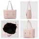 thumbnail image 5 of Carryall Bag Puffer Tote Bolso Hombro Acolchado Ligero para Mujer () Rosa, 5 of 9