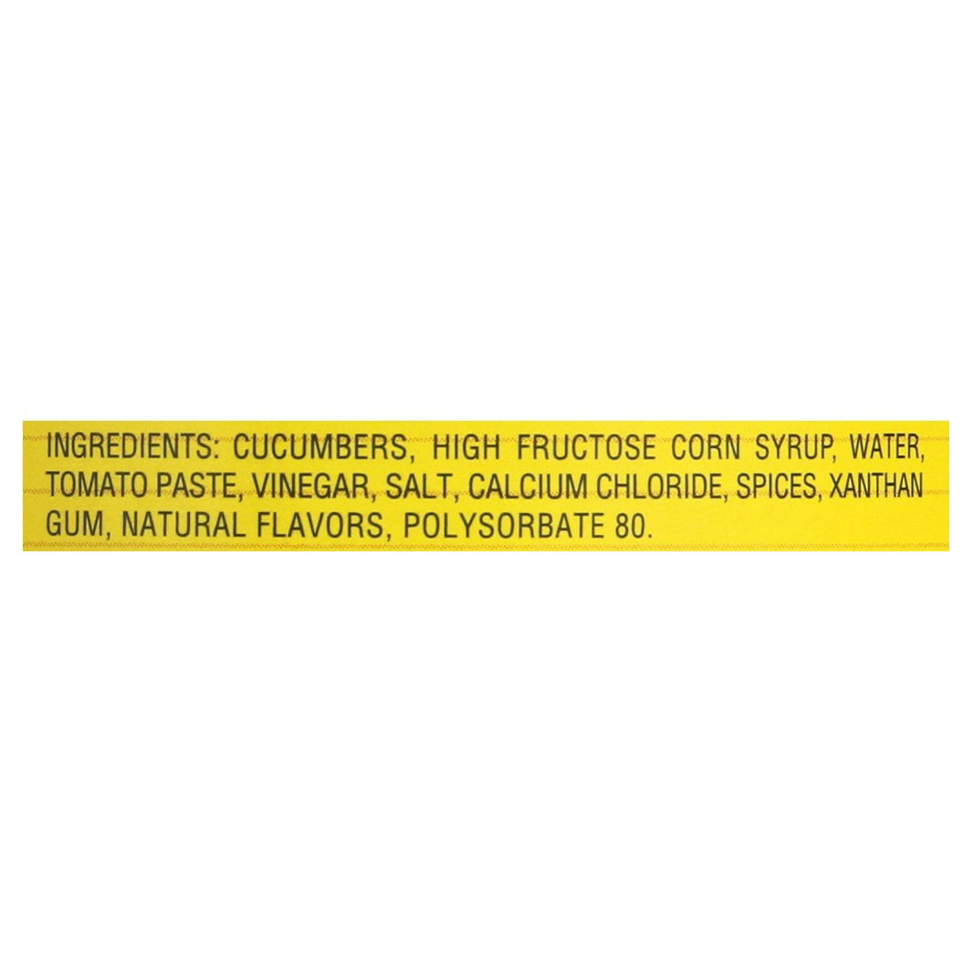 B&G Hamburger Relish, 10 Fl Oz