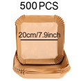 thumbnail image 1 of Disposable Non-Stick Air Fryer & Oven Baking Liners, 100 Sheets, 20cm Square, 1 of 9