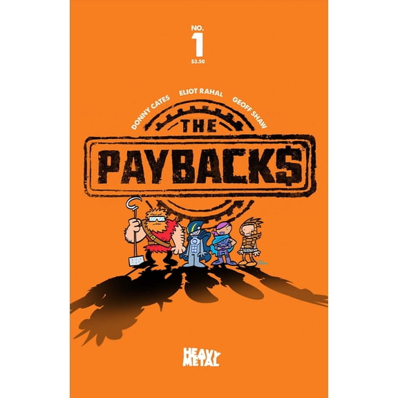 Paybacks, The (Heavy Metal) #1C VF ; Heavy Metal Comic Book