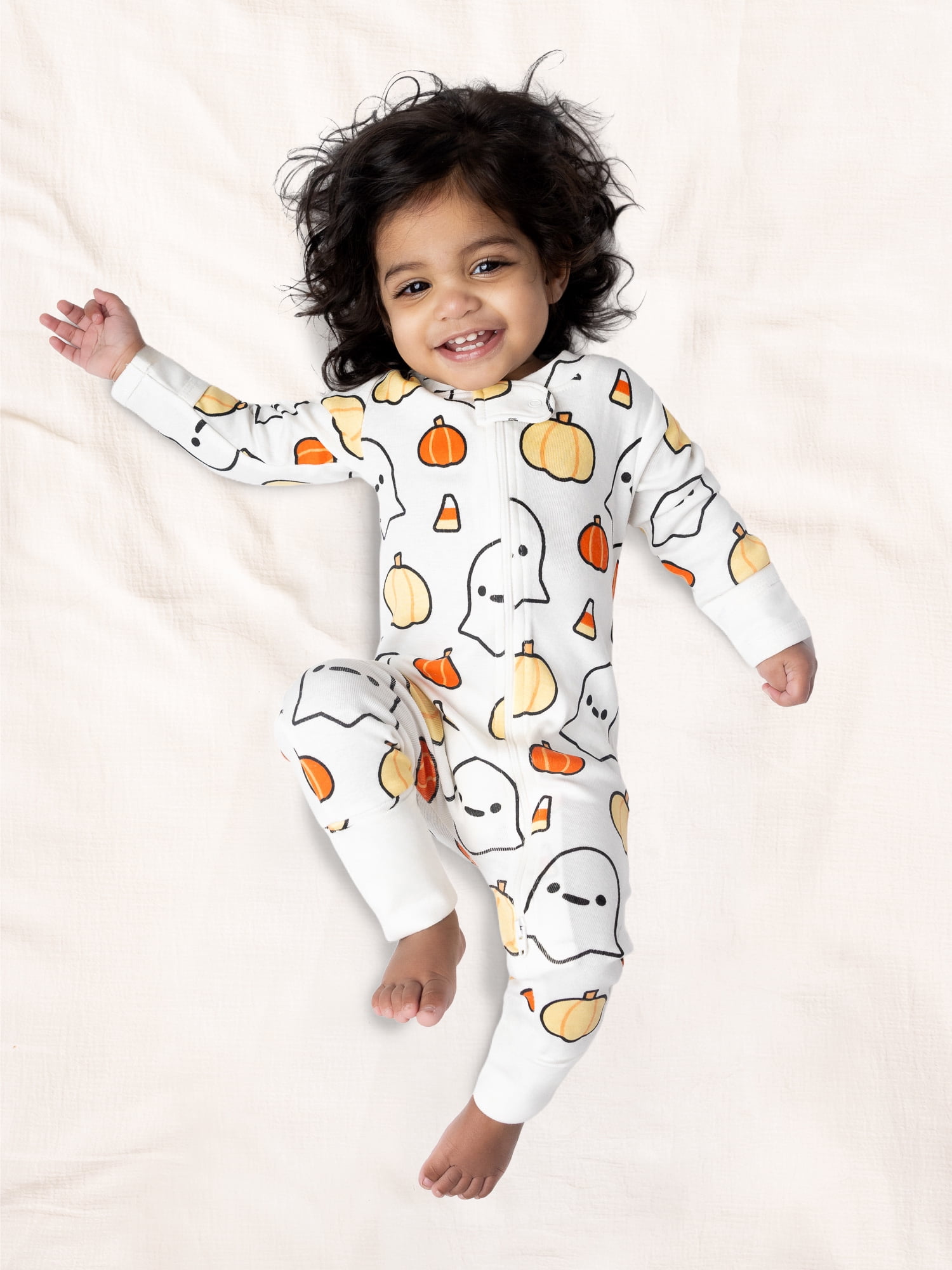 Monica + Andy Organic Cotton One Piece Coverall and Bib Set, Sizes Newborn - 18-24 Months