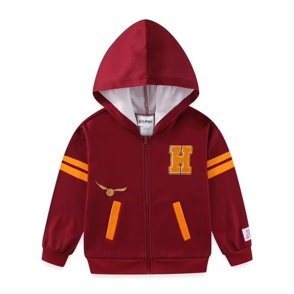 Harry Potter Hogwarts Full Zip Up Hoodie (Boys), Sizes 4-14