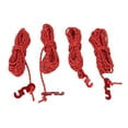 thumbnail image 3 of 4Pcs Reflective Tent Ropes, 9.8ft Adjustable Windproof Nylon Tie Down Cords for Camping Canopy Tarp Outdoor Gear, 3 of 7