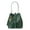 Green, variant on Fashion Retro Bucket Bag for Women, Genuine Cowhide Leather Small Handbag, Elegant Shoulder Crossbody Purse 3266