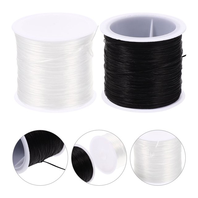 Cordon Élastique Extensible pour Bracelets Fabrication Artisanale DIY Couleurs Assorties Bande de Caoutchouc 4 Rouleaux