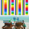 thumbnail image 1 of XUCP-8Pcs Rainbow Beach Chair Bands Beach Towel Clips Towel Bands Elastic Towel Holder Strap for Lounge Pool Beach Cruise Chairs Summer Beach Travel Essentials, 1 of 4