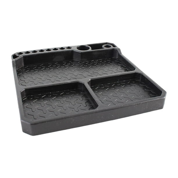 Bandeja para herramientas, tapete porta tornillos, bandeja para piezas, bandeja de almacenamiento para hardware, autos RC, barcos, aviones, electrónic