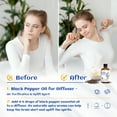 thumbnail image 2 of HIQILI Pure Black Pepper Essential Oil, Spicy Warm Scent for Aromatherapy Diffuser Massage-100mL, 2 of 6