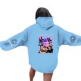 thumbnail image 5 of Moonsky Sudadera con capucha de moda para mujer de la cantante pop Dem/0n HUNTR/X con jersey corto, suave y cómoda, top de manga larga para uso informal en primavera, otoño e invierno. XL, 5 of 5