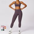 2/3/4 Piece Sets Womens Outfits Gym Workout Set Ensemble Female Yoga
