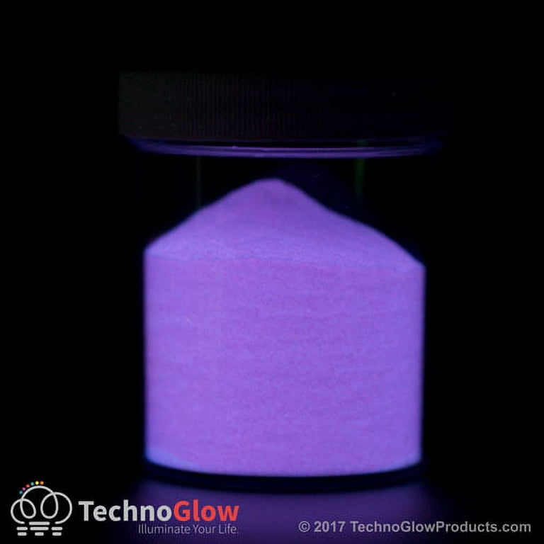 Cotton Candy Glow in the Dark Powder, UV Reactive 0.5 Ounce, by