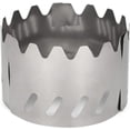 thumbnail image 1 of Support de Poêle Portable d'Extérieur Ultraléger en Titane avec Pare-Brise pour Camping, Randonnée, Backpacking QINQUAN, 1 of 8