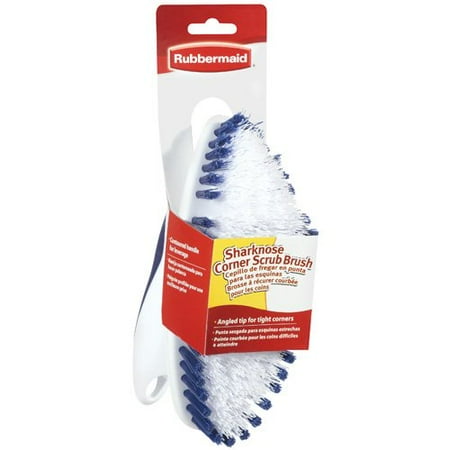Rubbermaid: Sharknose Corner Scrub Brush, 1 Pk