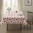 thumbnail image 7 of Serafina Home Serafina Home Autumn Thanksgiving Fall Vinyl Flannel Backed Tablecloth - Rustic Farm Vinyl Tablecloth with Flannel Backing Reusable (Cakes, 60" x 90"), 7 of 7
