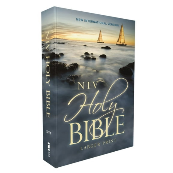 NIV, Holy Bible, Larger Print, Economy Edition, Paperback, Comfort Print [Blue] (Paperback)