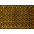 thumbnail image 1 of Ahgly Company Machine Washable Indoor Rectangle Persian Yellow Traditional Area Rugs, 8' x 10', 1 of 4