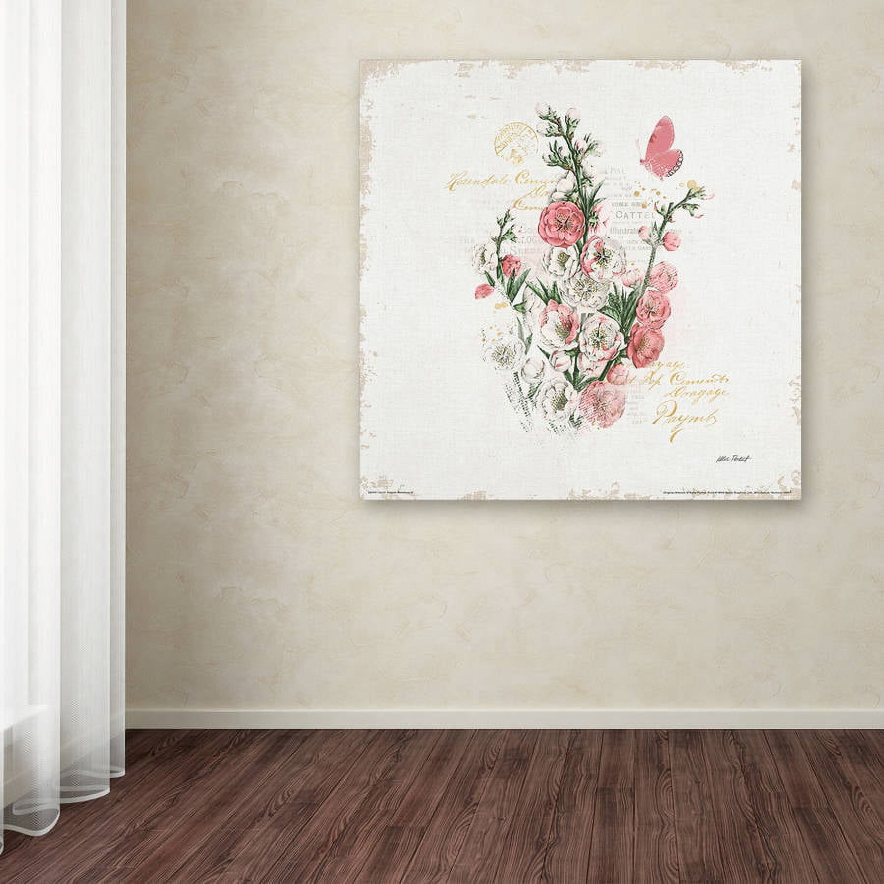 Trademark Fine Art "French Romance III" Canvas Art by Katie Pertiet
