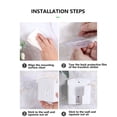 thumbnail image 4 of Universal Wall Mount Storage Box | No Drill Self-Adhesive Organizer for Remote Control, Phone & Pens | 10x6.3x4cm Plastic Holder for Home, Office & School, 4 of 6