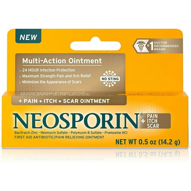 Neosporin + Pain Itch Scar MultiAction Ointment 0.5 oz