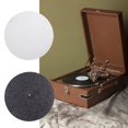 thumbnail image 4 of Wool Record Player Felt Mat Shocked Absorbing Protective Pad Antiskid Record Mat for Vinyls Record Player, 4 of 7