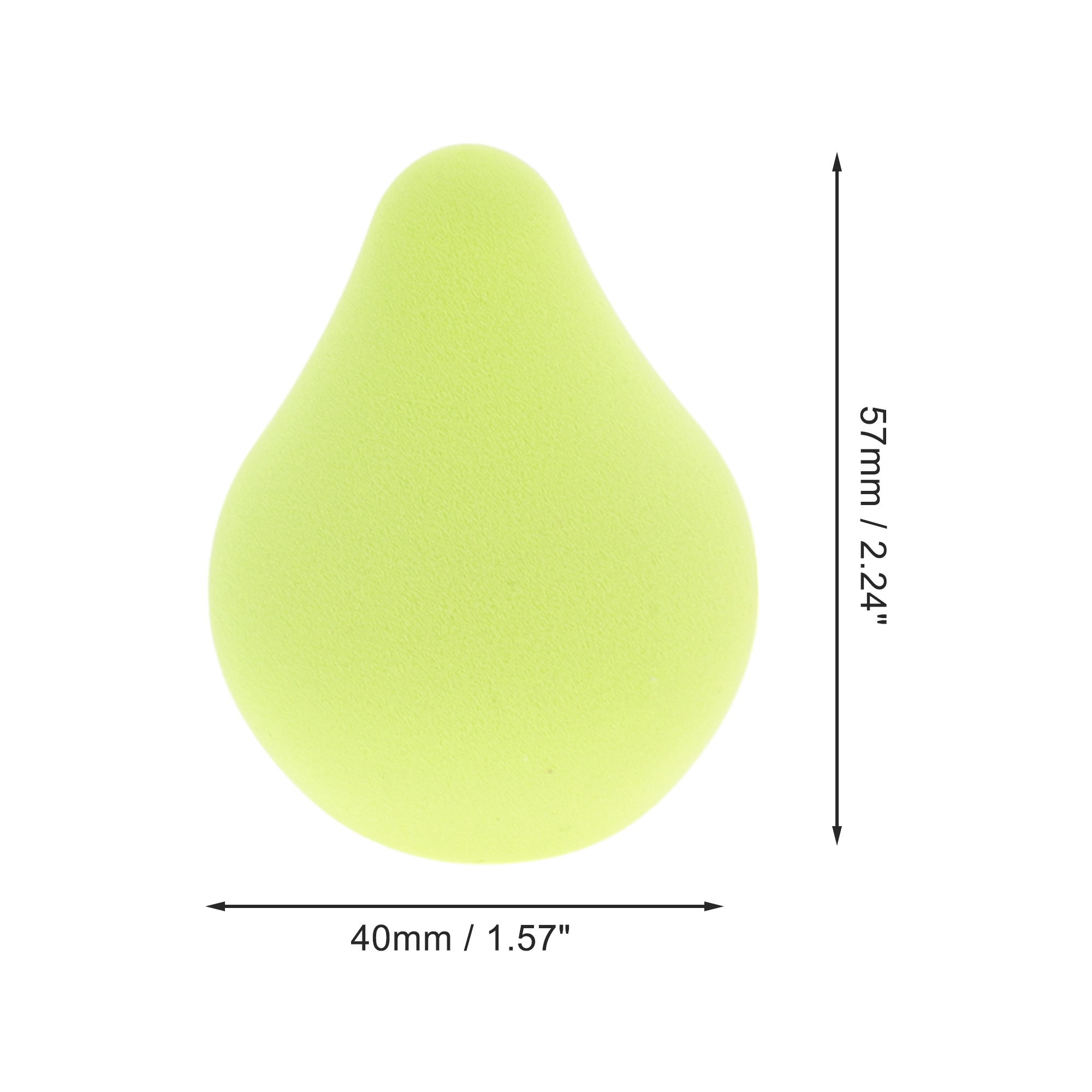 Unique Bargains Avocado Puff Green 1 Pc for Makeup Application