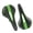 Green, variant on Wanyifa Bike Seat Breathable Soft Saddle with Ergonomic Hollow Design for Unisex Riders,1Pcs,Red