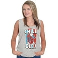 thumbnail image 4 of Officially Icee Logo Chill Out Tank Top T Shirts Men Women Brisco Brands S, 4 of 6