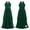 Army Green, variant on Aislor Kids Girls Pleated Chiffon Sleeveless Wedding Flower Girls Long Dress Junior Bridesmaid Party Dress Light Blue 8