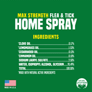 Naturel Promise Flick! Natural Flea & Tick Max Strength Home Spray for Dogs, 32oz