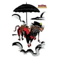 thumbnail image 2 of Women's Marvel: Deadpool & Wolverine Dogpool in the Clouds Graphic T-Shirt, 2 of 4
