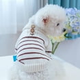 thumbnail image 6 of Warm Dog Sweater Winter Clothes - Plaid Patchwork Pet Doggy Knitted Sweaters Comfortable Coats for Cold Weather, 6 of 8